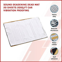 Thumbnail for Sound Deadening Dead Mat 20 Sheets 20sq.ft Car Vibration Proofing