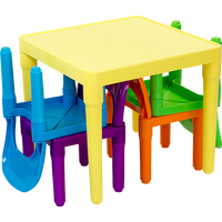 Thumbnail for Kids Table and Chairs Play Set Toddler Child Toy Activity Furniture In-Outdoor