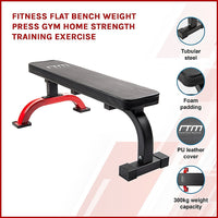 Thumbnail for Fitness Flat Bench Weight Press Gym Home Strength Training Exercise