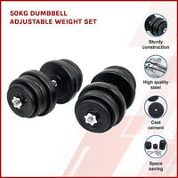 Thumbnail for 50KG Dumbbell Adjustable Weight Set