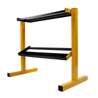 Thumbnail for 2 Tier Dumbbell Rack for Dumbbell Weights Storage