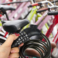 Thumbnail for Security 5 Digit Combination Bike Cable Lock with Mounting Bracket