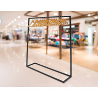 Thumbnail for Commercial Clothing Garment Rack Retail Shop Black