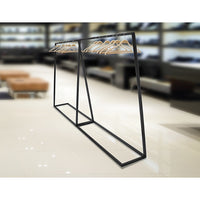 Thumbnail for Commercial Clothing Garment Rack Retail Shop Black