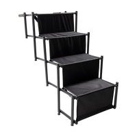 Thumbnail for Folding Pet Dog Car Boot Access Steps Ladder Stairs Strong Lightweight