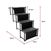 Thumbnail for Folding Pet Dog Car Boot Access Steps Ladder Stairs Strong Lightweight