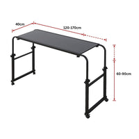 Thumbnail for Overbed Table Work Laptop Desk with Wheels