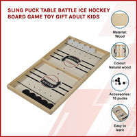 Thumbnail for Sling Puck Table Battle Ice Hockey Board Game Toy Gift Adult Kids