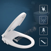 Thumbnail for Non Electric Bidet Toilet Seat W/ Cover Bathroom Spray Washlet Water Wash