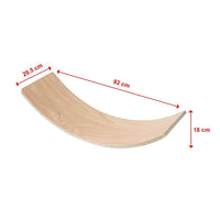 Thumbnail for Balance Board Beam Seesaw Wooden Child Kids Adult Yoga