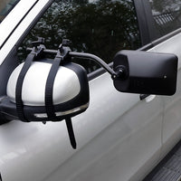 Thumbnail for 2x Towing Mirrors Pair Clip on Multi Fit Clamp On Towing Caravan 4X4 Trailer