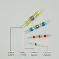 Thumbnail for 250PCS Waterproof Solder Seal Sleeve Heat Shrink Butt Wire Connectors Terminals