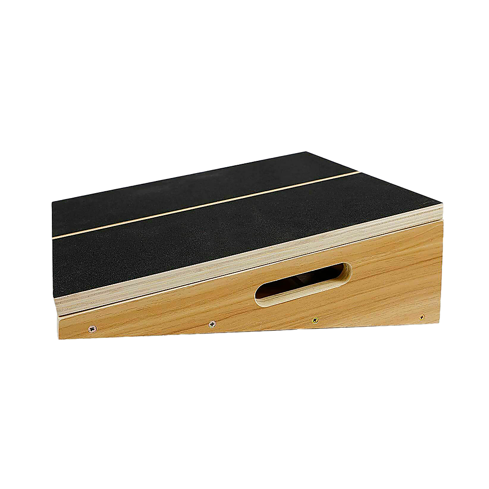 Wooden Slant Exercise Board With Adjustable Incline And Non-Slip Surface