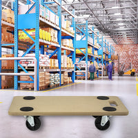 Thumbnail for 200kg Heavy Duty Hand Dolly Furniture Wooden Trolley Cart Moving Platform Mover