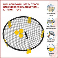 Thumbnail for Mini Volleyball Set Outdoor Game Garden Beach Net Ball Kit Sport Toys