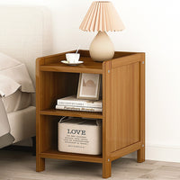 Thumbnail for Bamboo Bedside Table Nightstand Storage Bedroom Sofa Side Stand