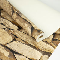 Thumbnail for Rustic Rock Brick Wallpaper