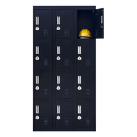 Thumbnail for 12-Door Locker for Office Gym Shed School Home Storage - 3-Digit Combination Lock