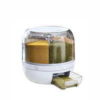 Thumbnail for Rice Storage Cereal Dispenser Grain Container Rotating Dry Food Box