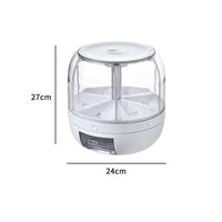 Thumbnail for Rice Storage Cereal Dispenser Grain Container Rotating Dry Food Box