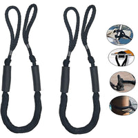 Thumbnail for 4 Pack Marine Bungee Dock Line Boat Mooring Rope Anchor Cord Stretch