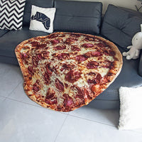 Thumbnail for Pizza Blanket 150cm Throw Rug