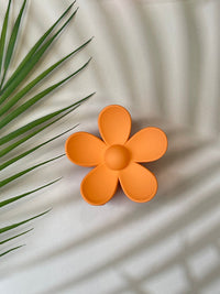 Thumbnail for Claw Clip - Flower - Orange