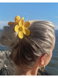 Thumbnail for Claw Clip - Flower - Sunshine Yellow