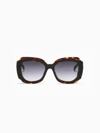 Thumbnail for Fashion Sunglasses - Como - Leopard with Grey Fade