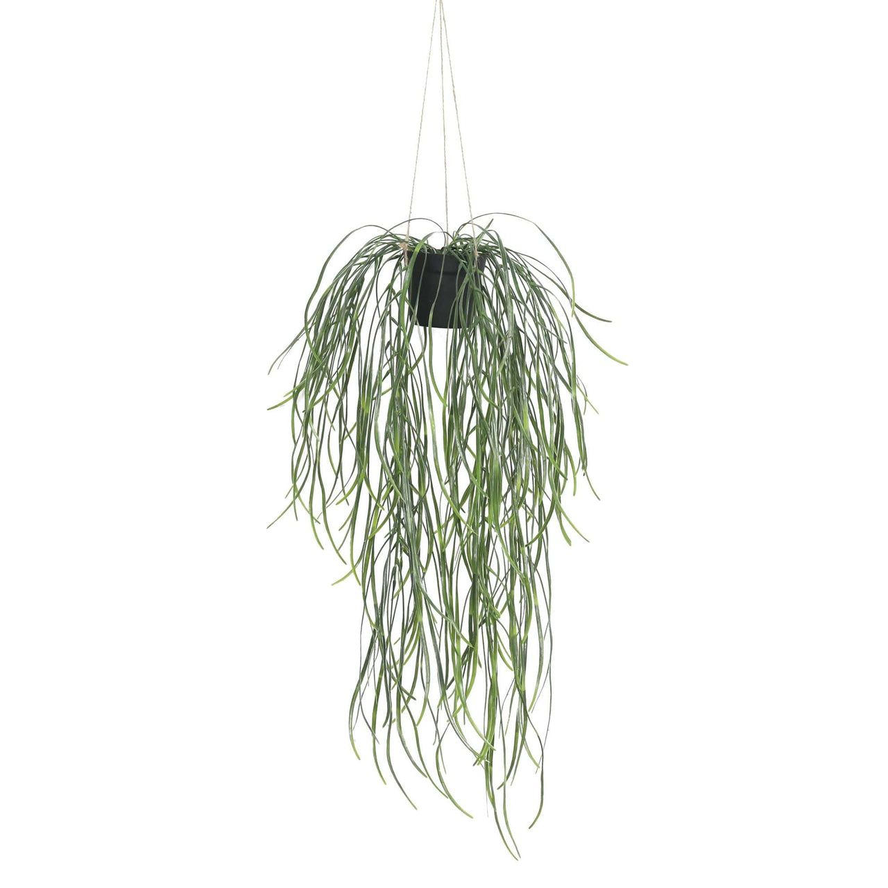 Artificial Hanging Potted Plant (Willow Leaf) 66cm UV Resistant