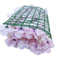 Thumbnail for Artificial Flower Wall Backdrop Panel 40cm X 60cm Faux Pink Flowers