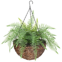 Thumbnail for Large Artificial Hanging Basket (Fern Hanging Basket)