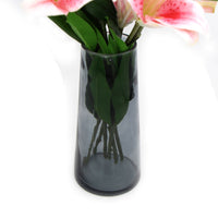 Thumbnail for Premium Faux Pink Lily In Glass Vase (Artificial Tiger Lily Arrangement)