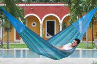 Thumbnail for The out and about Mayan Legacy hammock Doble Size in Caribe colour