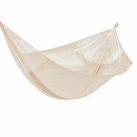 Thumbnail for Mayan Legacy Jumbo Size Super Nylon Mexican Hammock in Cream Colour