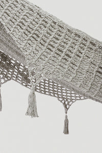 Thumbnail for Outdoor undercover cotton Mayan Legacy hammock with hand crocheted tassels King Size Dream Sands