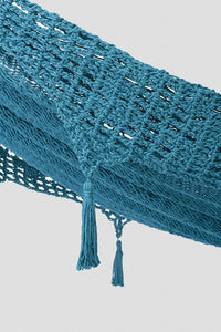 Thumbnail for Outdoor undercover cotton Mayan Legacy hammock with hand crocheted tassels Queen Size Bondi