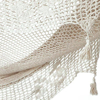 Thumbnail for Outdoor undercover cotton Mayan Legacy hammock with hand crocheted tassels Queen Size Marble Colour