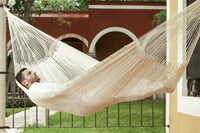 Thumbnail for Outdoor undercover cotton Mayan Legacy hammock Family size Marble