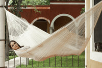 Thumbnail for Outdoor undercover cotton Mayan Legacy hammock Family size Marble