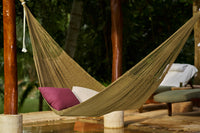 Thumbnail for Outdoor undercover cotton Mayan Legacy hammock King size Cedar