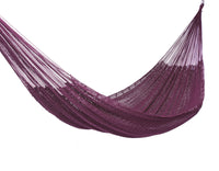 Thumbnail for Outdoor undercover cotton Mayan Legacy hammock King size Maroon