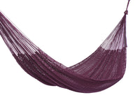 Thumbnail for Outdoor undercover cotton Mayan Legacy hammock King size Maroon