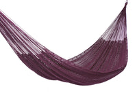 Thumbnail for Outdoor undercover cotton Mayan Legacy hammock King size Maroon