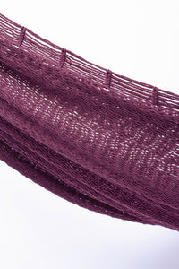 Thumbnail for Outdoor undercover cotton Mayan Legacy hammock King size Maroon