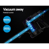 Thumbnail for Devanti Corded Handheld Bagless Vacuum Cleaner - Purple and Silver