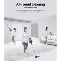 Thumbnail for Devanti Corded Handheld Bagless Vacuum Cleaner - Purple and Silver