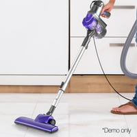 Thumbnail for Devanti Corded Handheld Bagless Vacuum Cleaner - Purple and Silver