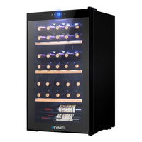 Thumbnail for Devanti 34 Bottles Wine Cooler Compressor Chiller Beverage Fridge