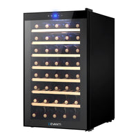 Thumbnail for Devanti Wine Cooler Compressor Fridge Chiller Storage Cellar 51 Bottle Black